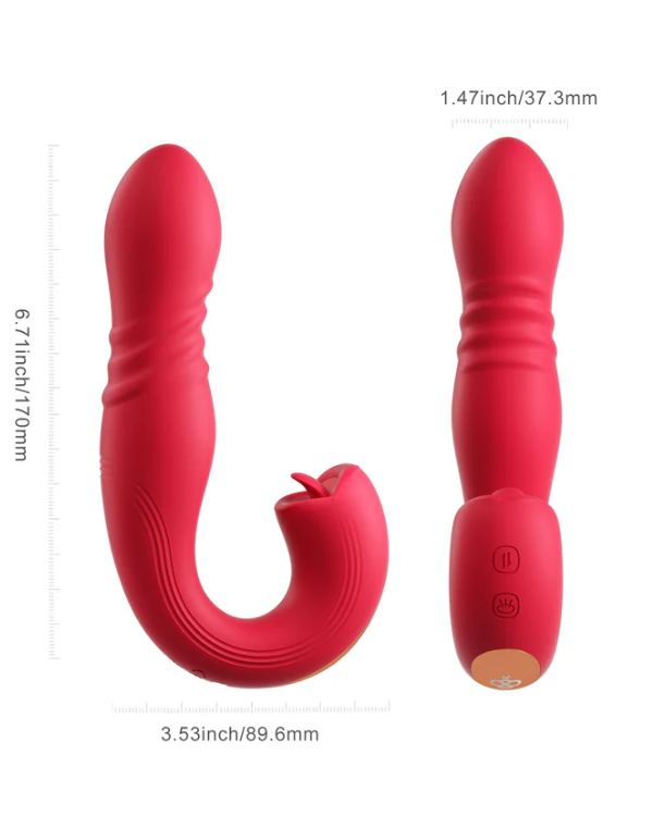 Vibrador Furious Kiss Con Aplicación