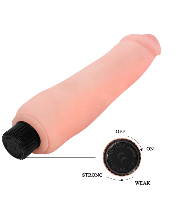 Vibrador Realista con Vibración Ajustable 23.5 x 4.3 CM