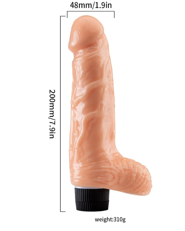 Dildo Vibrador Experience 20 x 4,8 CM