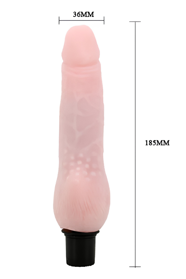 Dildo Con Vibración Cock 18,5 x 3,6 CM