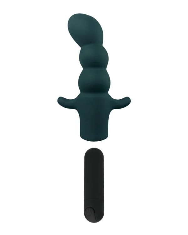 Plug Anal Vibrador Teal
