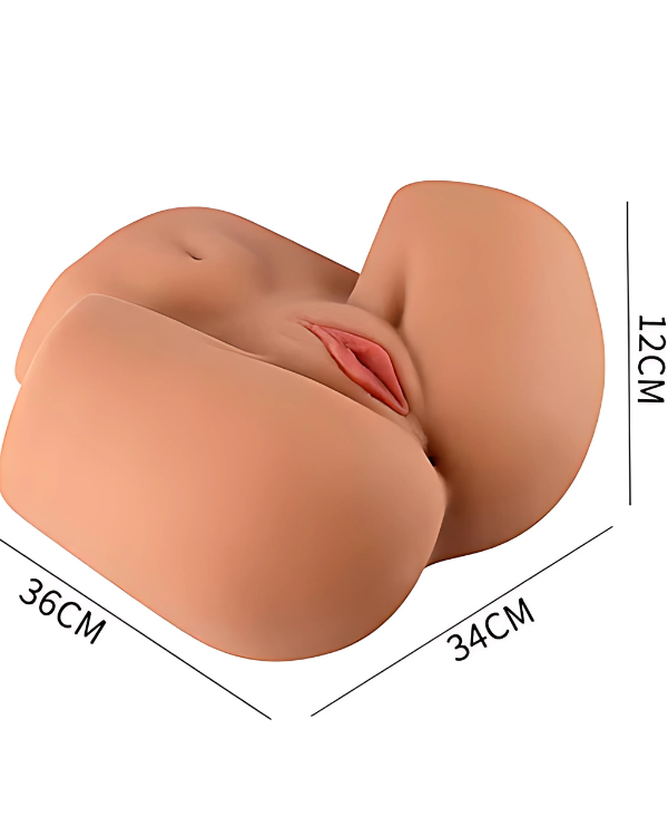 Masturbador Realista Vagina y Ano Latina Caliente