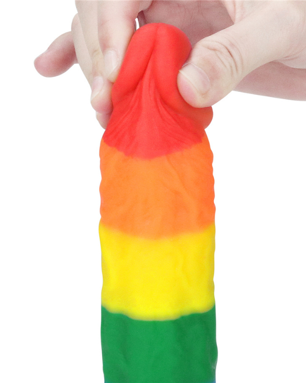 Dildo Pride Arcoíris 19 CM