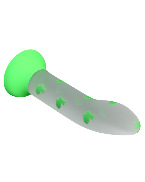 Dildo Neon Pleasure Green 17 x 3.3 CM