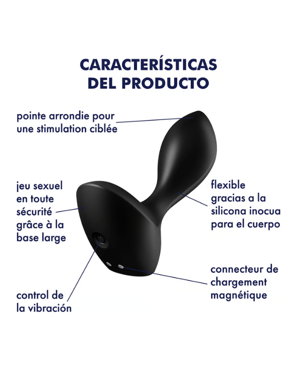 Satisfyer Vibrador Anal Lover Compacto Intenso Irresistible
