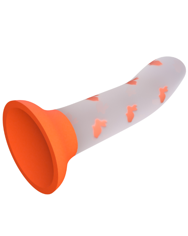 Dildo Neon Pleasure Orange 17 x 3.3 CM
