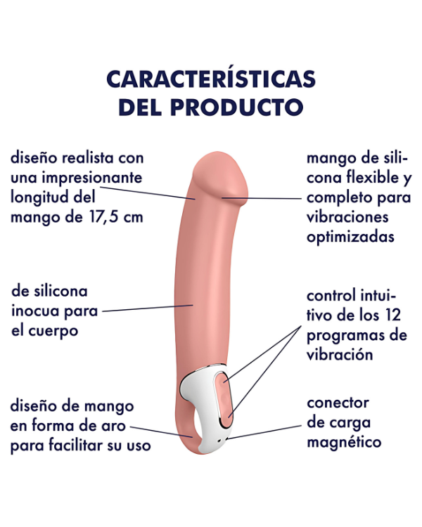 Sastisfyer Vibrador Big XXL