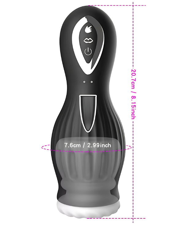 Masturbador Succión De Glande y Lamida