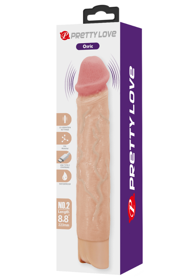Vibrador Realistico Osric 22,3 x 4 CM