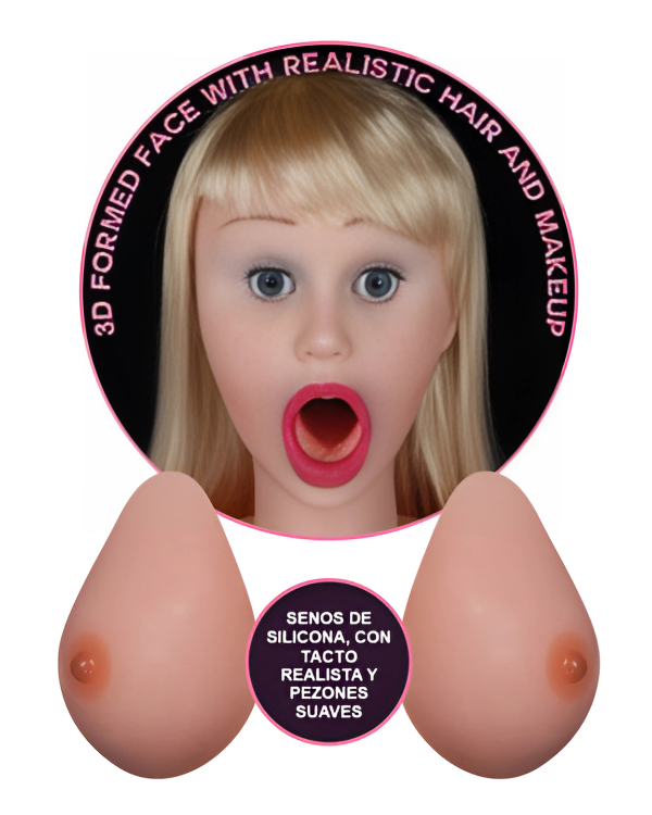 Muñeca Inflable Vagina y Ano