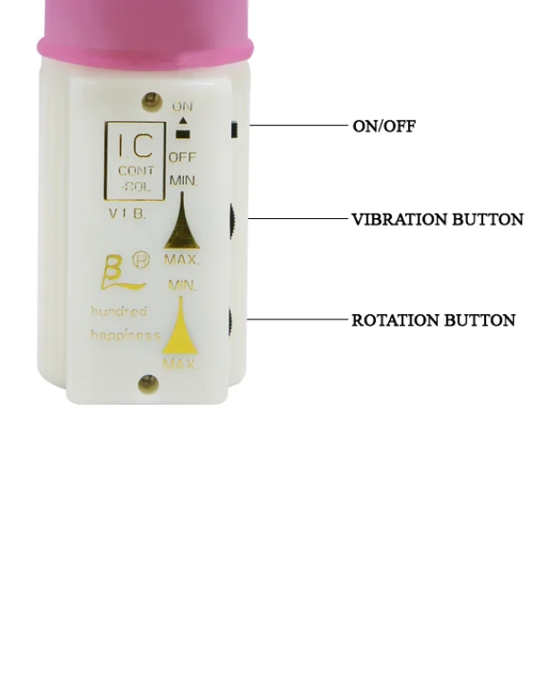 Vibrador Jelly Rabit Rotador 360°