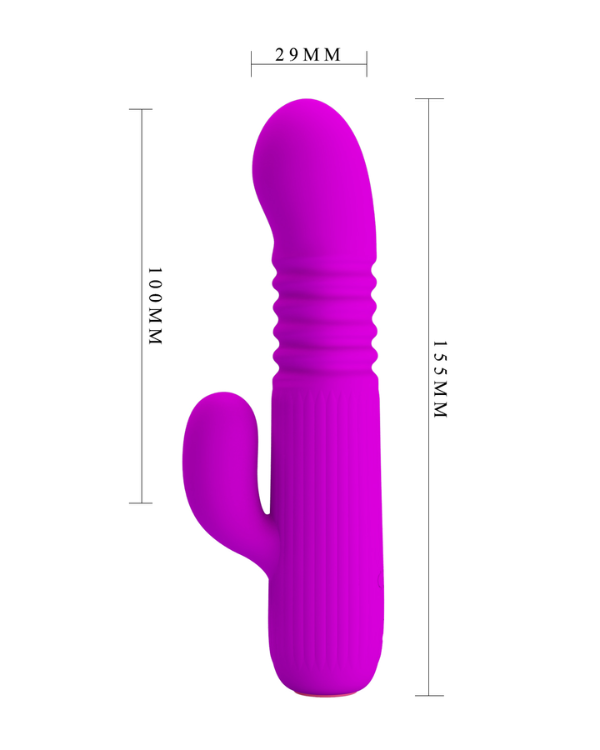 Vibrador de Empuje y Vibración Scream