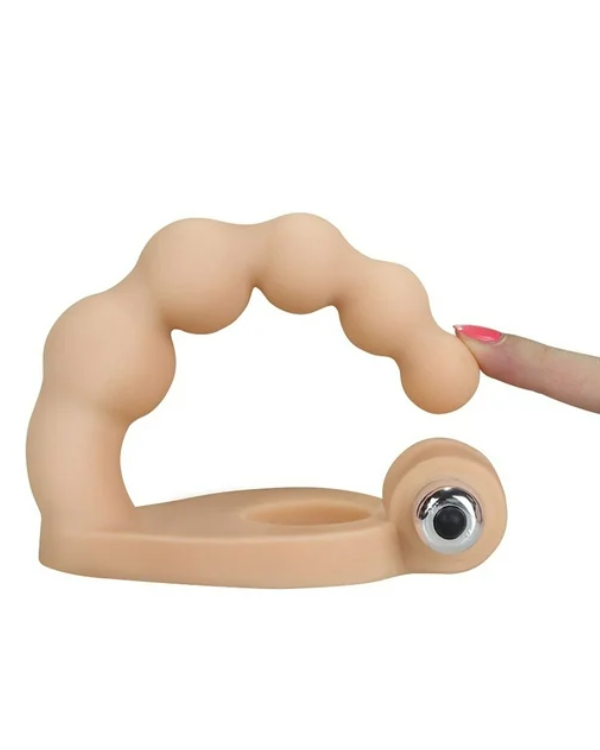 Ultra Double Anillo Vibrador para Doble Placer