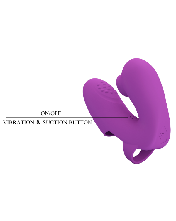 Vibrador Con Succión Para El Dedo