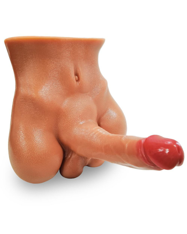 Torso Masculino Realista con Dildo y Ano 20 x 5 CM