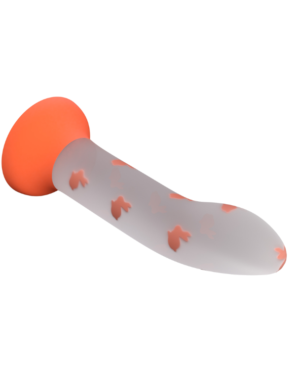 Dildo Neon Pleasure Orange 17 x 3.3 CM