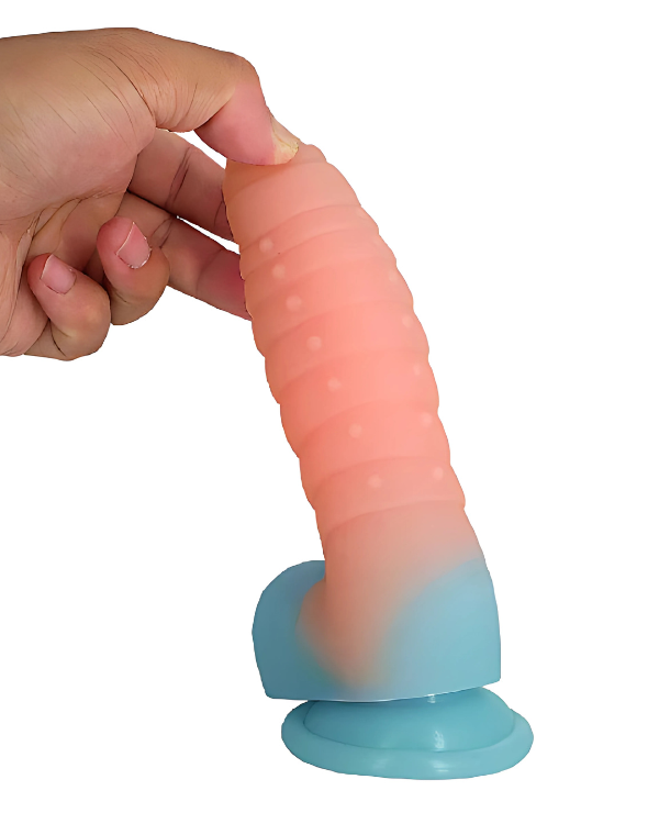 Dildo Texturizado Luminoso 17,5 x 4,5 CM