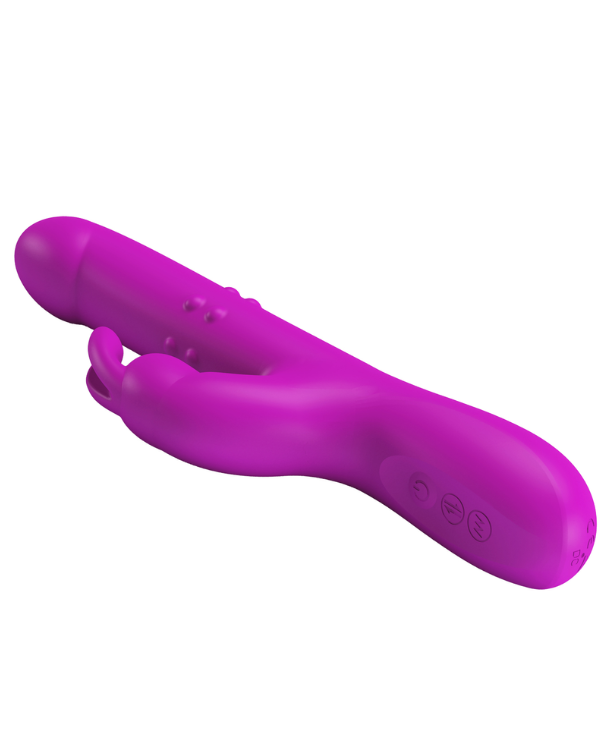 Vibrador Conejito Con Función de Rotación y Vibración