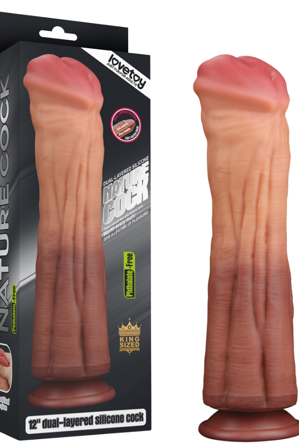 Consolador King Nature Cock Doble Densidad 30 x 7,6 CM