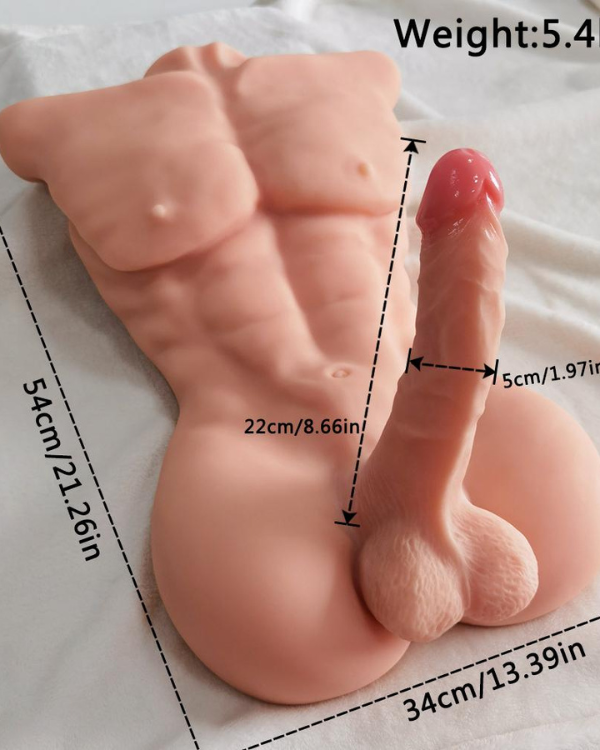 Consolador Torso Realista 22CM