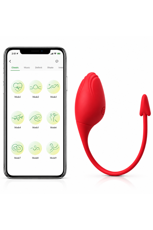 Vibrador Red Pulse Con App