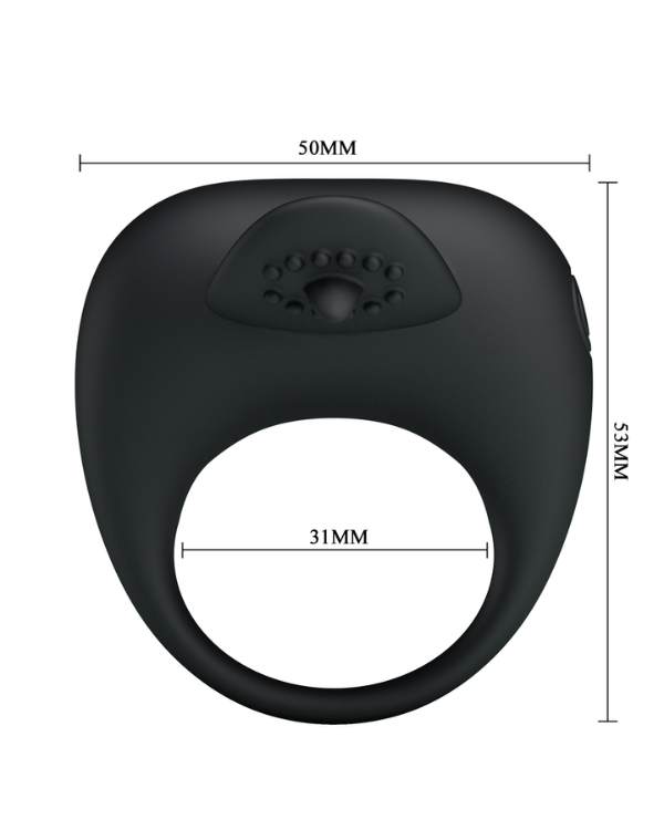 Anillo Vibrador Con Estimulador Tongue