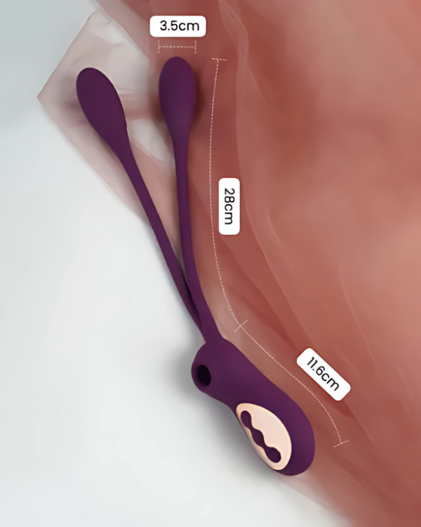 Bunny Succionador de Clítoris + Vibrador Doble