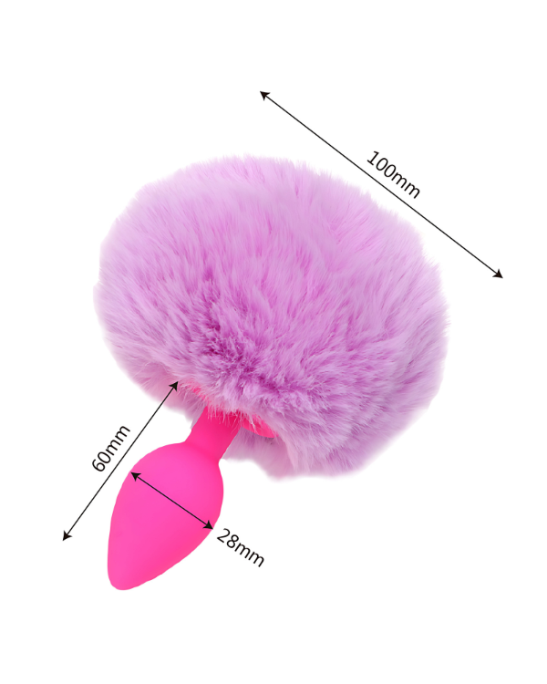 Plug Pom Pom  Silicona Suave Fantasías Salvajes