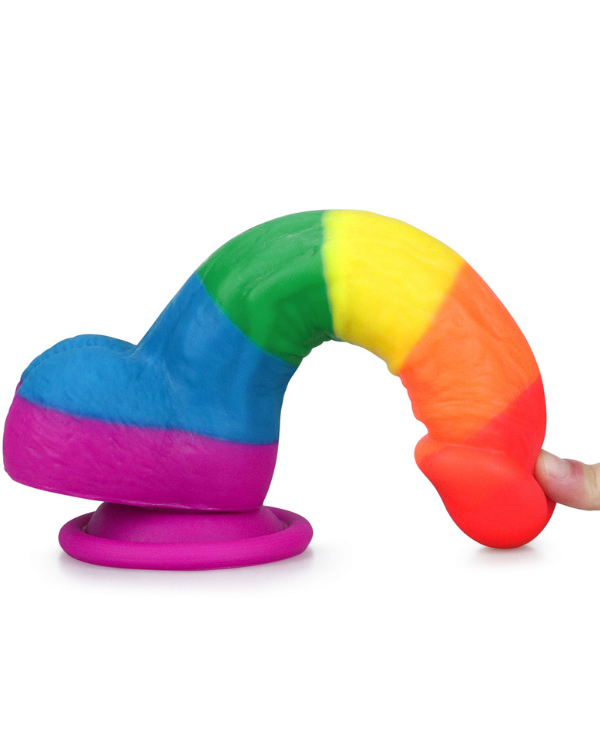 Dildo Pride Arcoíris 19 CM