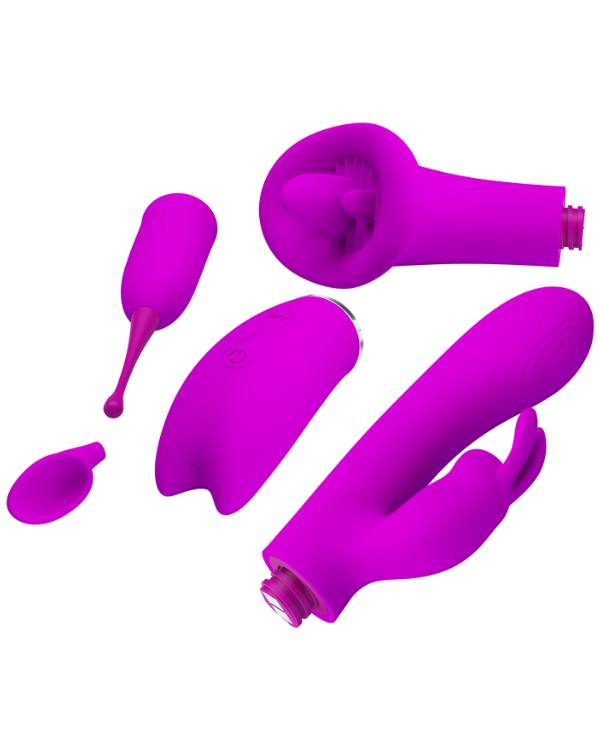 Kit Vibrador Intercambiable: Placer Personalizado