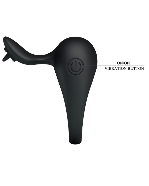 Anillo Vibrador Con Estimulador Tongue
