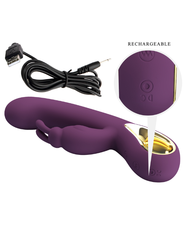 Vibrador Rabbit Dual Con Aplicación