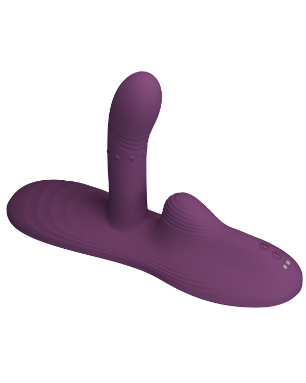 Vibrador Asiento de Silicona con Movimiento, Vibración y Calor