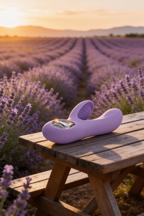 Vibrador Amatista Con Estimulador