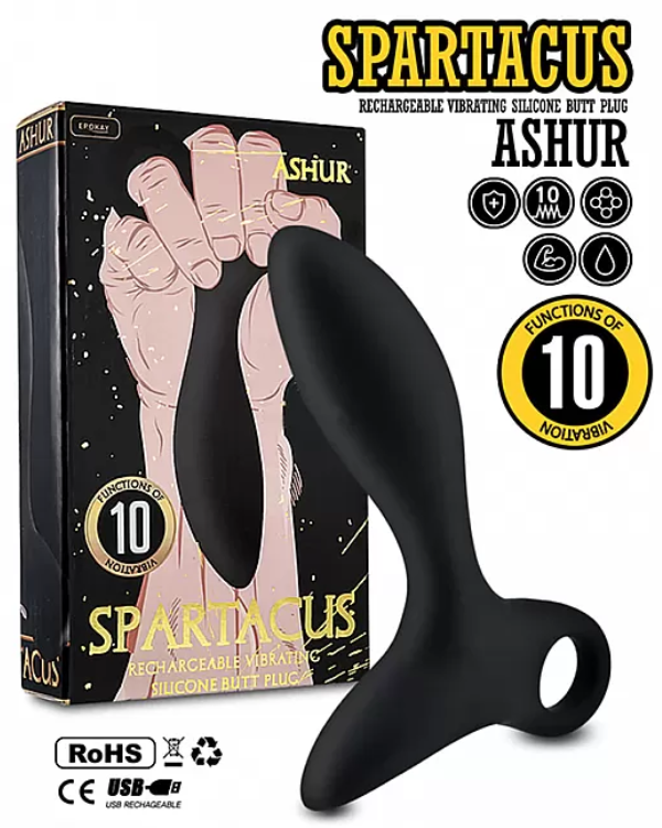 Vibrador Anal y Prostatico Spartacus Ashur