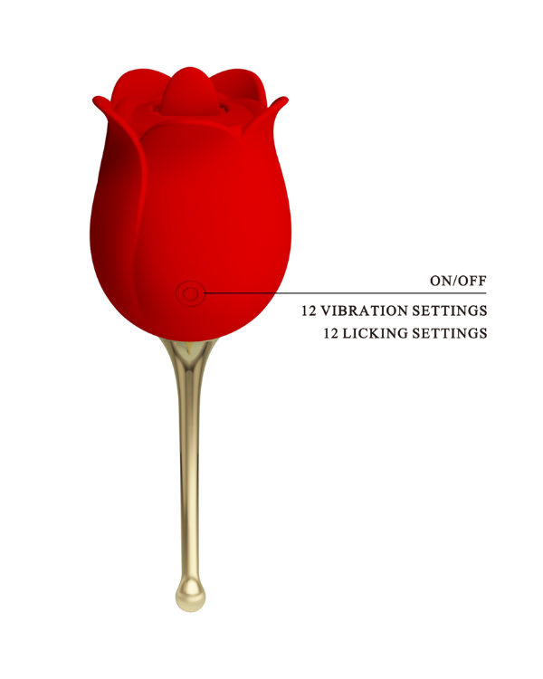 Vibrador Lamedor Rose