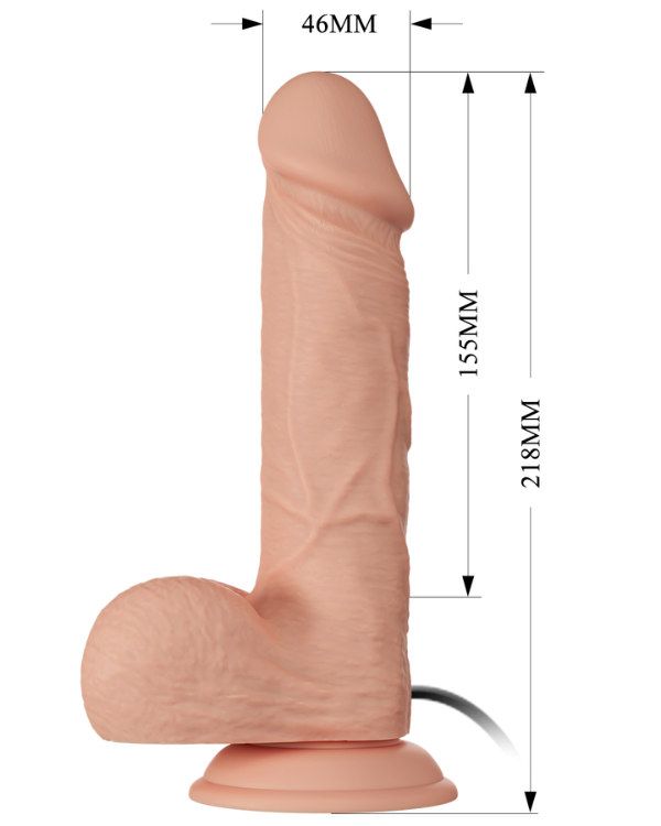 Dildo Vibrador Realista 21,8 x 4,6 CM