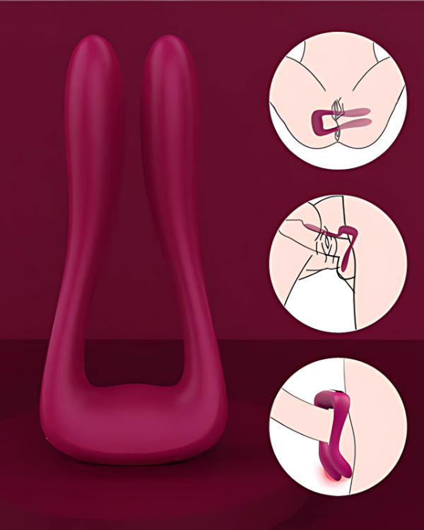 Vibrador Para Parejas Flex Con Control Remoto