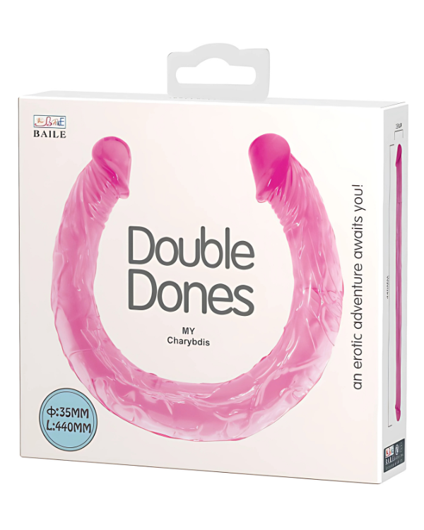 Dildo Flexible Con Doble Cabeza Realista 44 CM