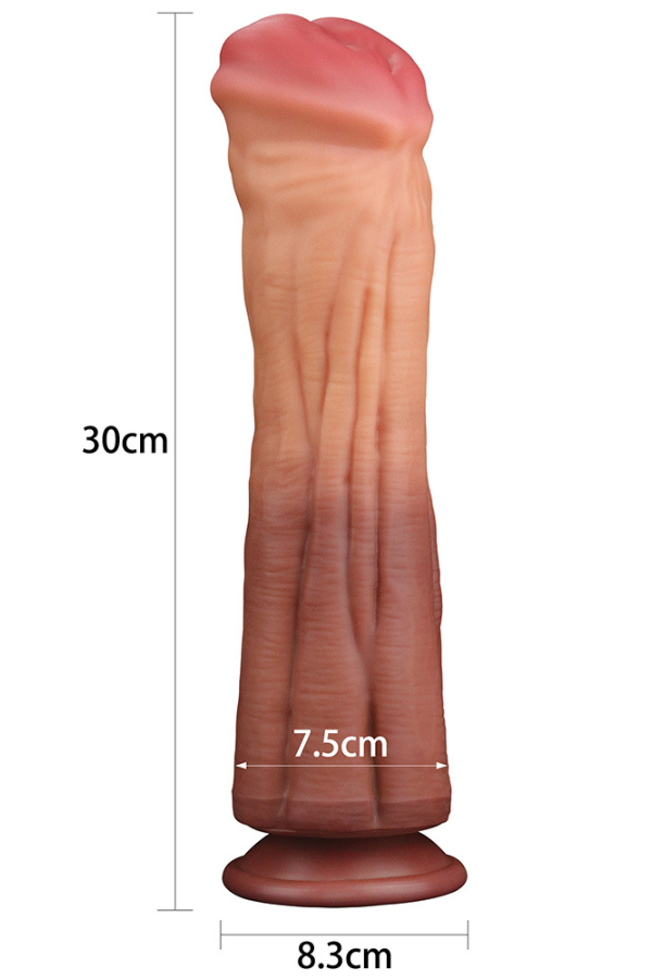 Consolador King Nature Cock Doble Densidad 30 x 7,6 CM