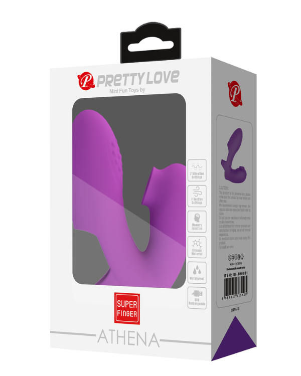 Vibrador Con Succión Para El Dedo