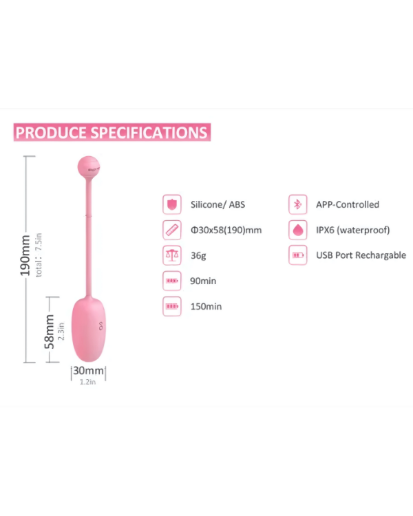 Kegel Coach Bolas Kegel Inteligentes con Control por App