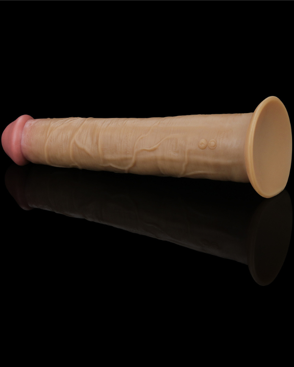 Dildo Realistico De doble Capa Con Rotación y Control Remoto 25,3 x 4,5 CM