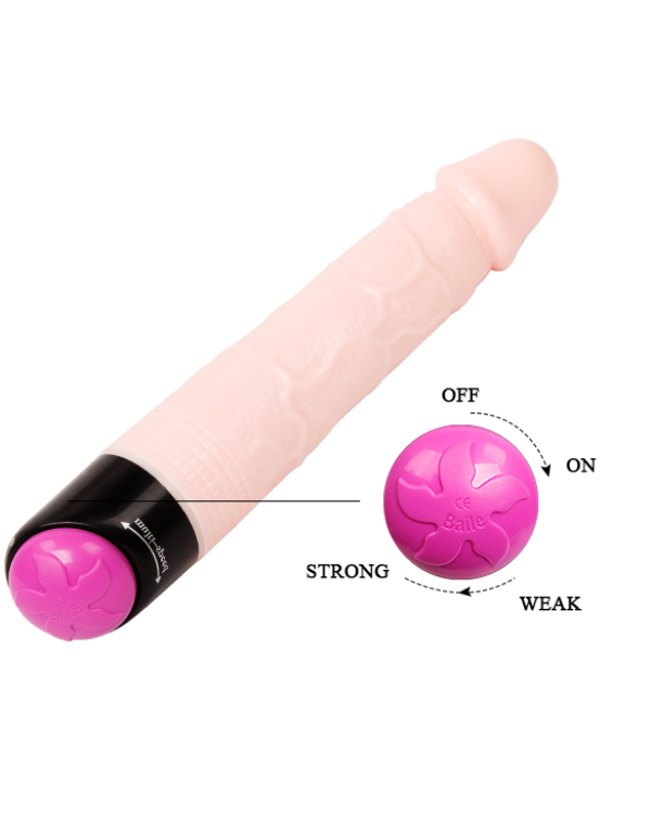 Dildo Vibrador Con Rotacion 24 x 3.8 CM