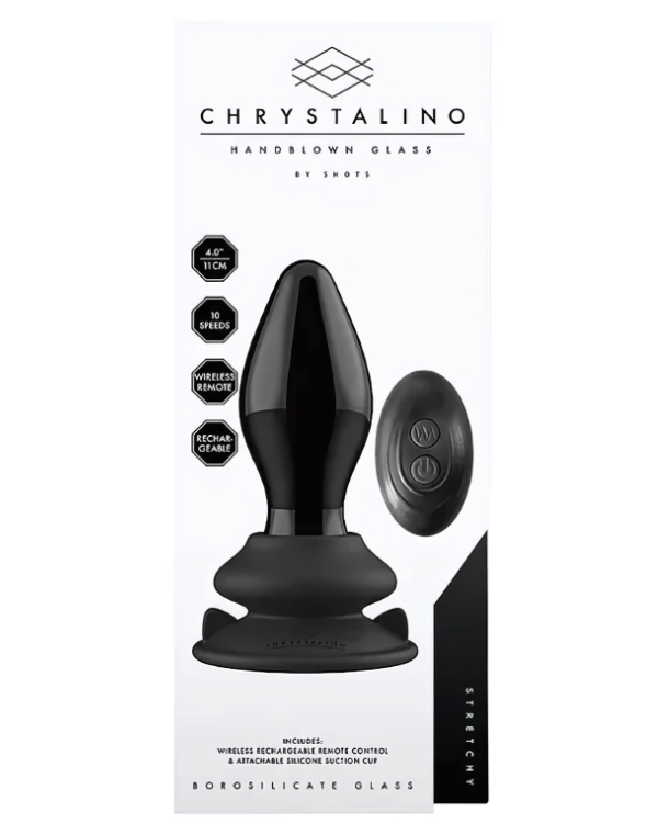 Plug Vibrador Cristalino Alta Gama para el Juego Anal