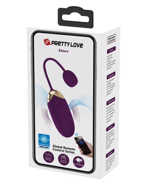Abner Huevo Vibrador Premium con Control por App