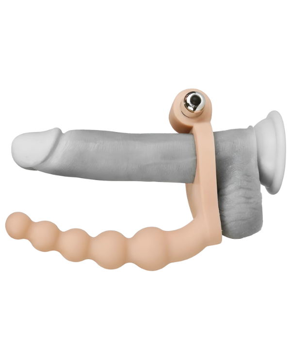 Ultra Double Anillo Vibrador para Doble Placer