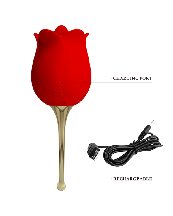 Vibrador Lamedor Rose