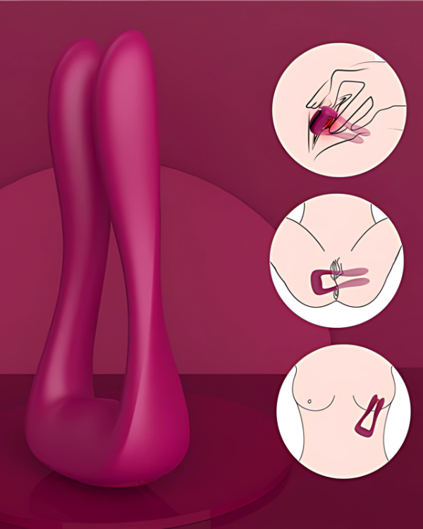 Vibrador Para Parejas Flex Con Control Remoto