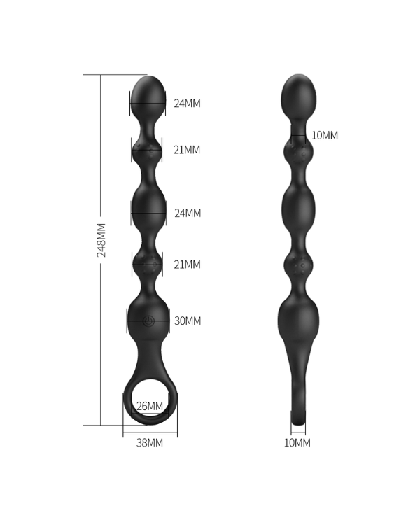 Vibrador Anal De Silicona Recargable Deleite